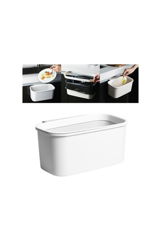 Suntek Magideal Magideal Küçük Katlanabilir Çöp Kovası Asılı Yatak Gri