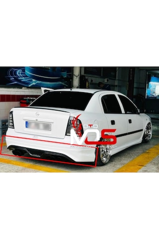 Opel Astra G Sedan Custom Arka Tampon Eki Fibeglass Boyasız