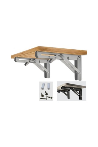 Pazly Katlanır Profesyonel 18 İnç Donanım Ağır Hizmet Braketi, 8-20 İnç Diğer