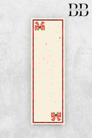 Belle Benoit Yılbaşı Baskılı Runner & Koltuk Kırlent Kılıfı Set