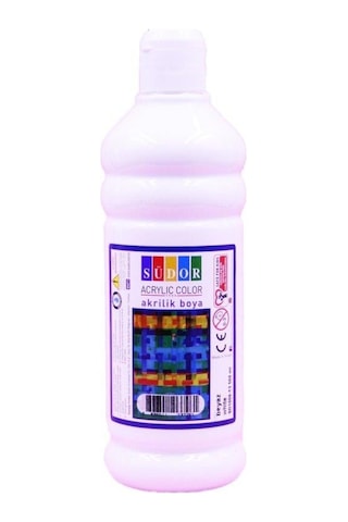 Südor Akrilik Boya 500 Ml Beyaz 22 Çok Renkli