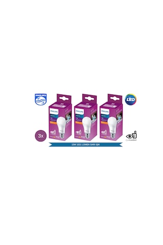 Philips Mycare Led Lamba 13w - 100w 2700k Sarı Işık 1521 Lümen 3 Adet