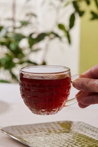 Karaca Emel 4 Kişilik Cam Çay Fincanı 180 Ml