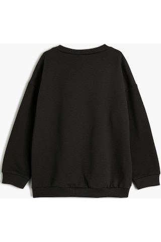 Koton Batman Sweatshirt Lisanslı Uzun Kollu Bisiklet Yaka Pamuklu Şardonlu Antrasit 4wmb10353tk 4WMB10353TK931 Antrasit