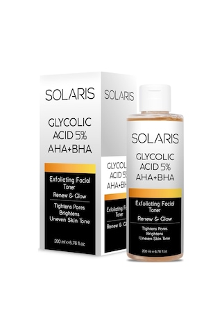 Gözenek Sıkılaştırıcı Ve Arındırıcı Tonik 200 Ml Glycolic Acid 5% Aha Bha Salicylic Acid