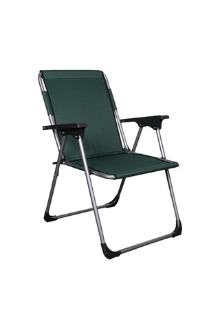 Alin Metal Lüks 4''lü Katlanır Sandalye Ve Masa Seti Yeşil Yeşil