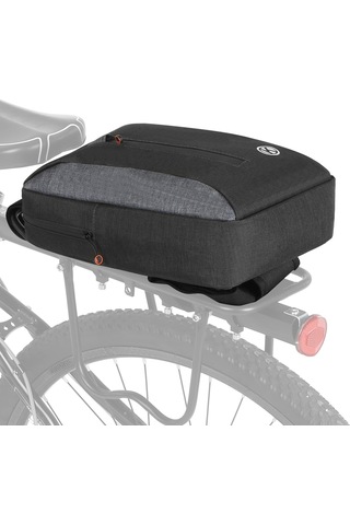 Jeemson Bisiklet Ve Göğüs Çantası - 2'de 1 Pratik Taşıma Çözümü Siyah