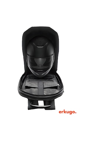 X Ekranlı Motor Sırt Çantası, Sırt Çantası, Telefon Kontrol Kask Taşıma Çantası, Led Çanta Siyah