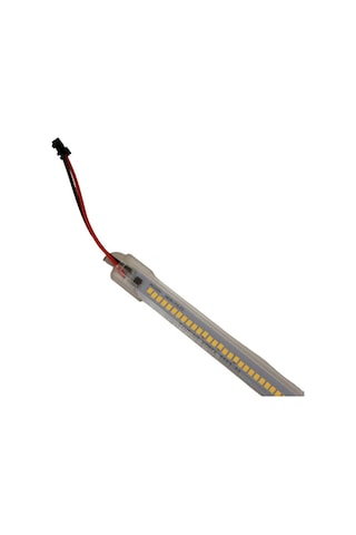 220 Volt 2835 Çubuk Led 30 Cm Kasalı Dim Edilebilir Bar Led 220v Gün Işığı 3000-3200k-şeffaf Cam