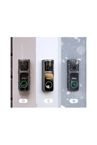 Imou Db-3ep-4m0w/ds3 4 Mp Dahili Kameralı Ir Kapı Zili Doorbell 3 Kit