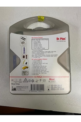 Dr Plus Tamir ve İlk Yardım Kiti Bisiklet Minikit 46 Parça