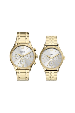 Fossil Fbq2899set Unisex Kol Saati Altın