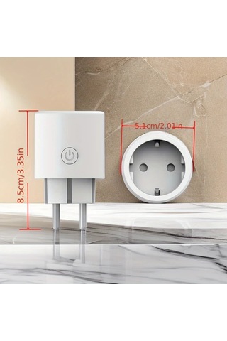 Xuweiwei Simatoper Zigbee 3 0 Akilli Fis Beyaz 16a Paket Alexa Home Assistant Smartthings Uyumlu