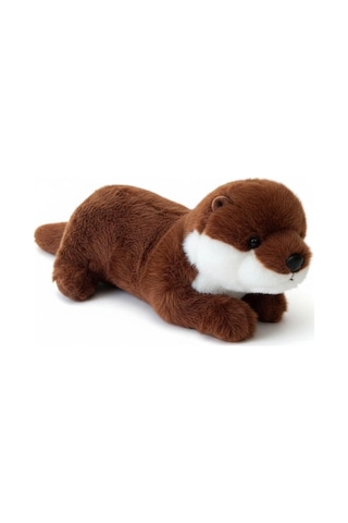 Oyuncak Peluş 50 Cm Yatan Su Samuru Ultra Yumuşak Sevimli Su Samuru Peluş Oyuncak Çok Renkli