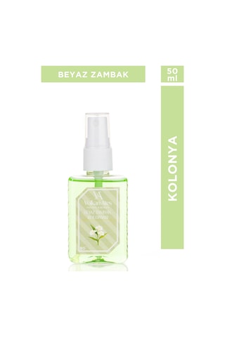 Volkan Ates Natural & Beauty Parfümlü Kolonya - Beyaz Zambak 50 Ml