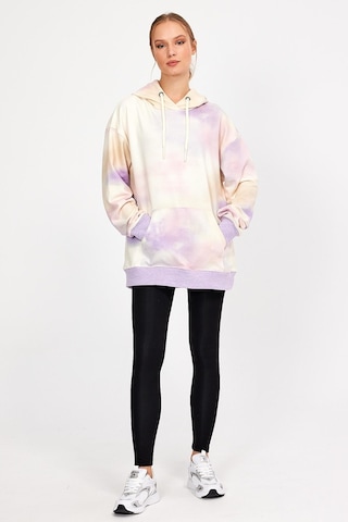 Alexander Gardi Alexandergardı Batik Desenli Kapüşonlu Oversize Sweatshirt Un-757a07 001