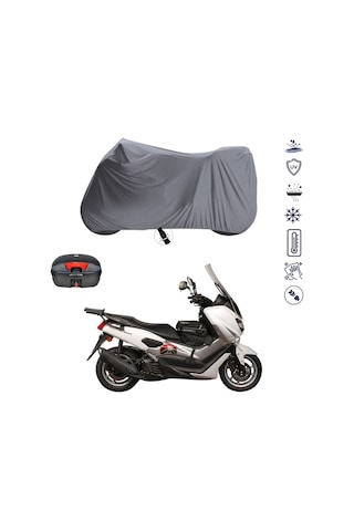 Yamaha Nmax 125 ÇANTALI MOTOSİKLET BRANDA SU GEÇİRMEZ TOPCASE UYUMLU MOTOR BRANDA