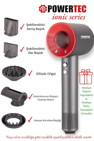 Powertec TR-3333 Plazma Fön Makinesi