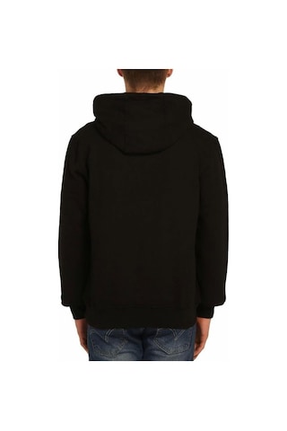 Bant Giyim - Naruto Itachi Siyah Kapşonlu Erkek Sweatshirt Siyah