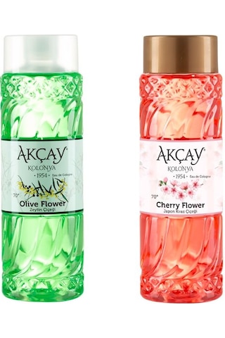 Akçay Zeytin Çiçeği + Japon Kiraz Çiçeği Kolonyası 2 x 400 ML