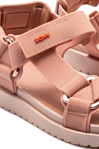 Go Papete Kadın Sandalet Pudra 35/42 Pudra