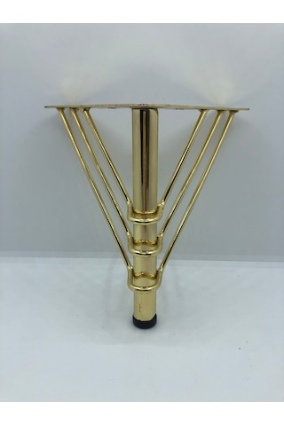 Metal, 15 12 12 Cm Gold Kaplama Koltuk,baza, Ayağı 4 Adet