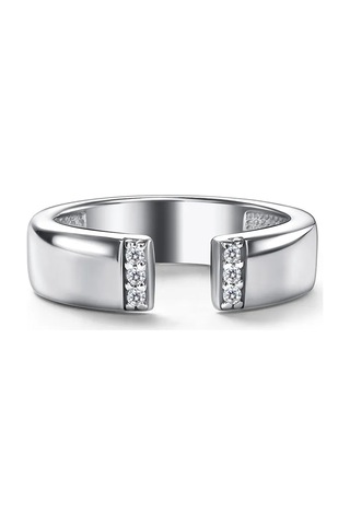 Fly Jewelry 925 Ayar Gümüş Falanks Yüzüğü 252940073 Gri