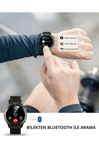 Aukey SW-2P-GY Akıllı Saat (Distribütör Garantili)