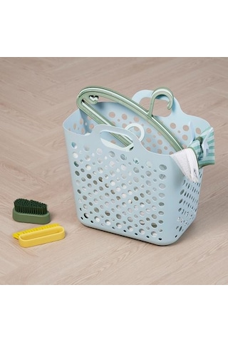 Ikea Slıbb Çamaşır Sepeti, Mavi, 24 Lt