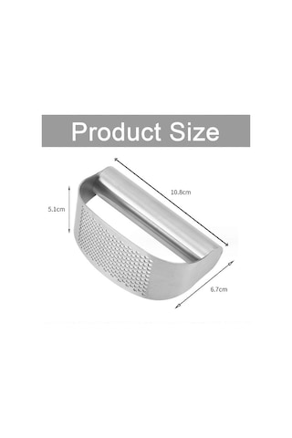 Sarımsak Presi Salıncak, Paslanmaz Çelik Sarımsak Kıyma Makinesi Kırıcı Sıkacağı, Mutfak Aleti Siyah