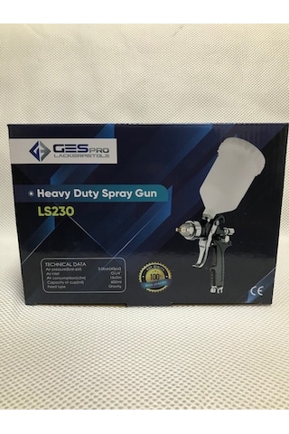 Ges Boya Tabancası Üstten Depo Ls230