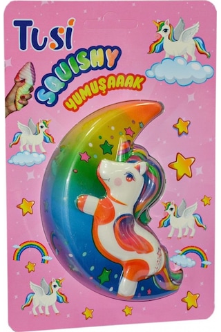 Squishy Ay Unicorn Yumuşak Oyuncak