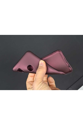 Samsung Uyumlu Galaxy A20e Kılıf Zore Premier Silikon Kapak Rose Gold