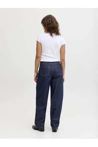 Kadin Zimba Detayli Barrel Fit Jean - Fuji - 12286390 Mavi