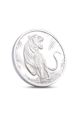 Agakulche Kaplan Figürlü Gümüş Sikke Coin