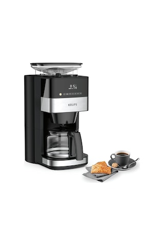 Krups Km8328 Grind Aroma Filtre Kahve Makinesi, 1.25l, 180g Öğütücü, 15 Fincan Kapasite, 3 Öğütme Seviyesi Filtre Kahve Makineleri Çok Renkli