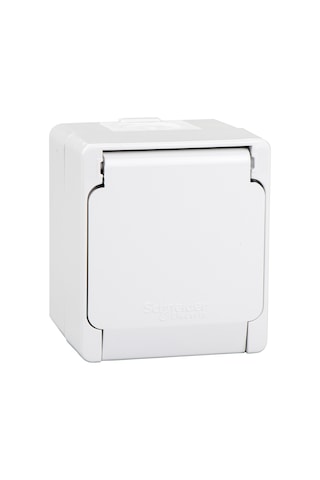 Schneider Electric Nemliyer Kapaklı Topraklı Priz Gri - NML3100133