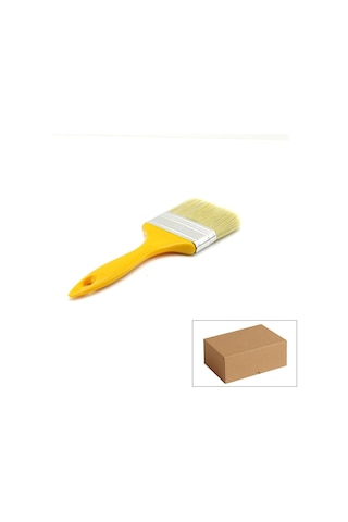 Günsan 001-530 No:3 Kestirme Boya Fırçası 70 Mm - Sarı Saplı Standart- 12'li Paket