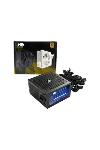 650w 80+ Bronze Ultra Sessiz Fdb Fan Atx M-atx Power Supply Siyah