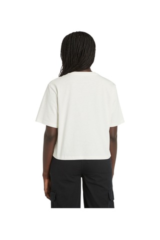 Timberland Short-sleeve Tee Vıntage Whıte Kadın T-shirt Beyaz