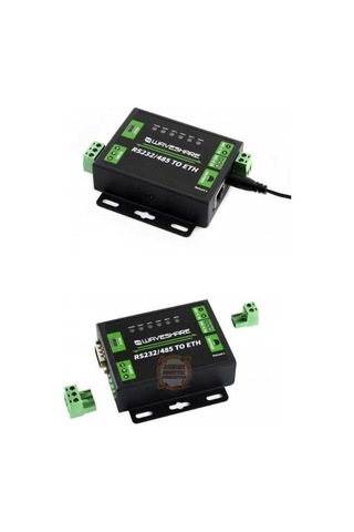 Endüstriyel Rs232/rs485-rj45 Ethernet Dönüştürücü Waveshare Çift Seri Bağlantı Noktası