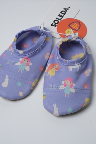 Soleda Uv Korumalı Kaydırmaz Bebek Çocuk Deniz Havuz Patiği Fairy Garden Çok Renkli