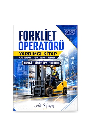 Forklift Operatörü Sınavına Hazırlık Seti 2 Kitap