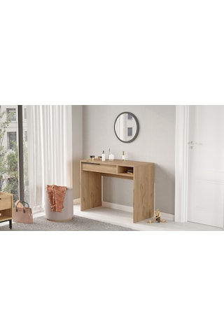 Robin Home Lidya Makyaj Masası Aynalı Çekmeceli Sepet