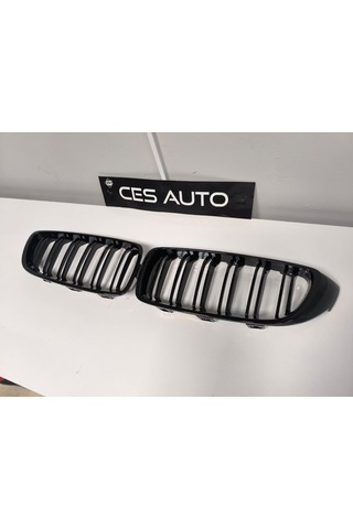 Bmw F32 F36 Uyumlu M4 Çift Çıta Pianoblack Panjur Takımı Sıfır 1