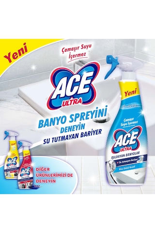 Ace Çamaşır Suyu İçermez Ultra Köpük Banyo 3 x 700 ML