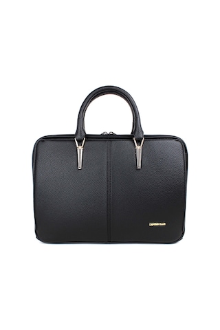 Kadın Siyah İpad Notebook 13 & 14 İnç Laptop Ve Evrak Çantası Siyah