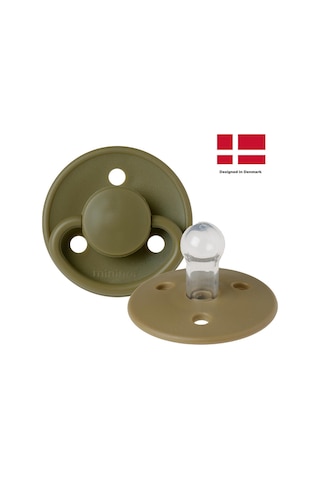 Mininor Silikon Emzik 12+ Ay - Moss Green - Kahve