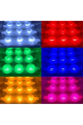 Modül 3 Led 3w Kablolu Parmak Led 5 Adet Beyaz Işık