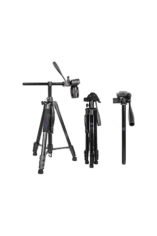 Deyatech Kingjoy VT-890H Alüminyum Kamera Tripod Monopod 176 CM